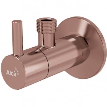 Угловой вентиль ALCAPLAST ARV001-RG-B с фильтром 1/2"х3/8" красное золото матовое
